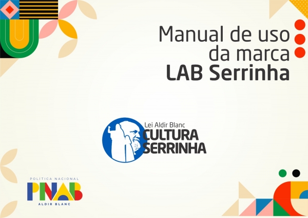 Manual de uso de marca da Lei Aldir Blanc Serrinha